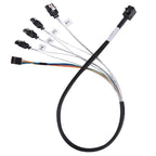 SilverStone CPS05 50cm Mini SFF-8643 to SATA Cable(SST-CPS05) - 1