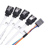 SilverStone CPS05 50cm Mini SFF-8643 to SATA Cable(SST-CPS05) - 7