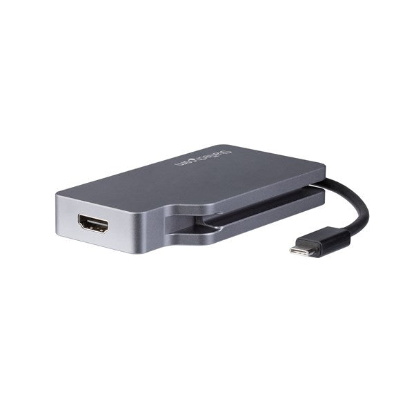 StarTech USB C Multiport Video Adapter HDMI/VGA/mDP or DVI - Space Gray(CDPVDHDMDP2G) - 2