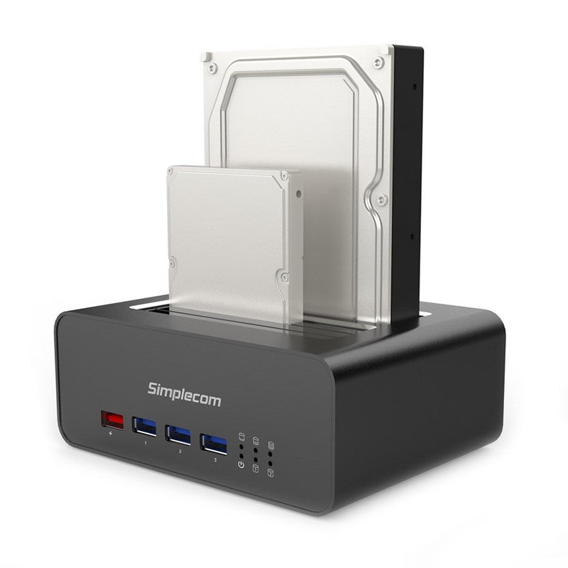 Simplecom SD352 USB 3.0 to Dual SATA HDD Aluminium Docking Station(SD352) - 3