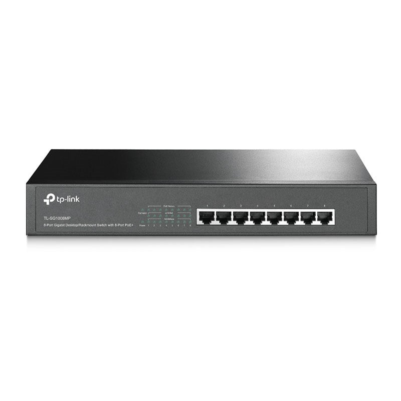 TP-Link TL-SG1008MP 8-Port Gigabit Desktop/Rackmount Switch with PoE+ (TL-SG1008MP) - 1