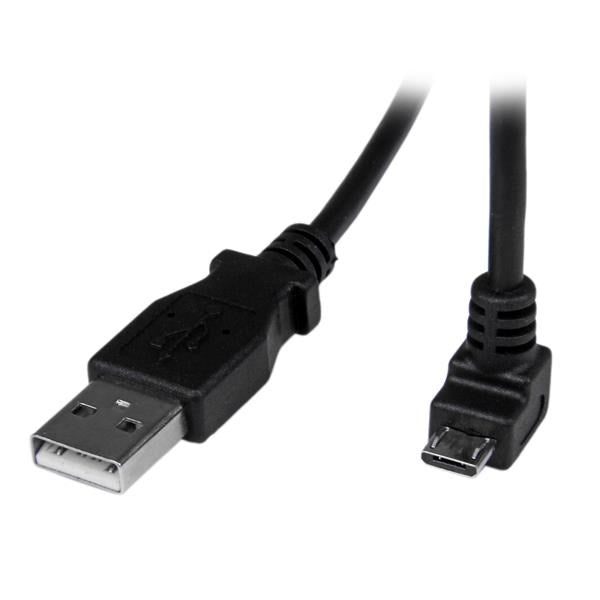 StarTech Micro USB Cable - A to Down Angle Micro B(USBAUB2MD) - 1