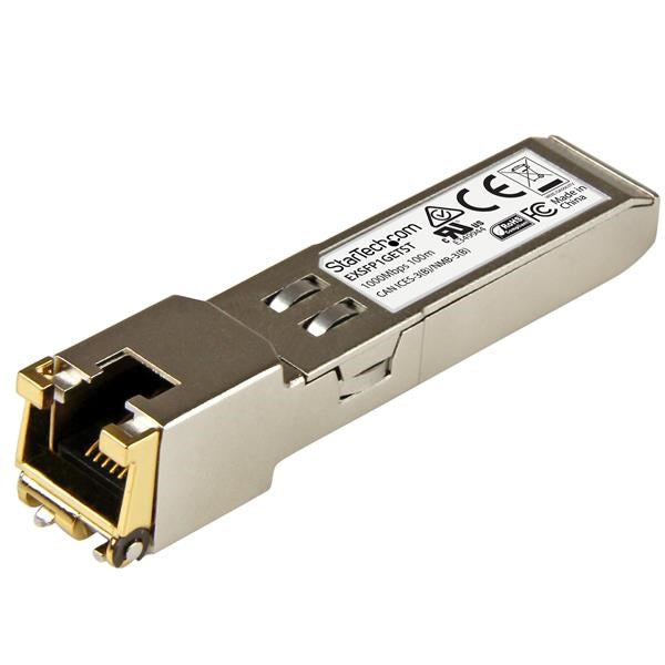 StarTech Juniper EX-SFP-1GE-T Compatible SFP - 1GbE Transceiver  - 100m(EXSFP1GETST) - 1