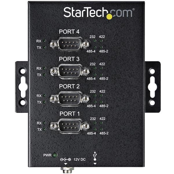 StarTech 4 Port Serial Hub Adapter USB to RS232/RS485/RS422 Converter(ICUSB234854I) - 2