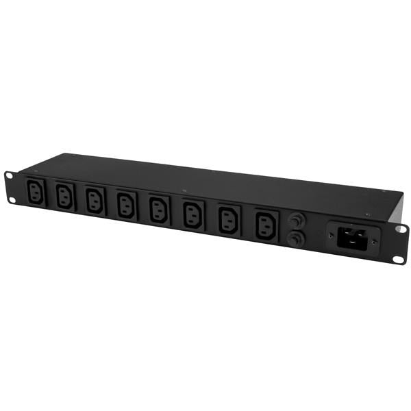 StarTech 8-Port Rack-Mount PDU - C13 Outlets - 10ft Power Cord - 16A 1U(PDU08C13AU) - 1