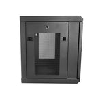 StarTech 2 Post 9U 19" Wall Mount Network Cabinet 6-15" Deep - w/Shelf(RK9WALM) - 2