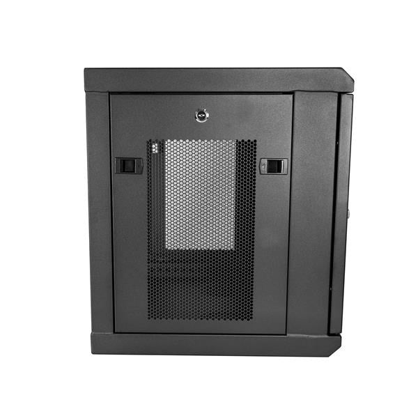 StarTech 2 Post 9U 19" Wall Mount Network Cabinet 6-15" Deep - w/Shelf(RK9WALM) - 2