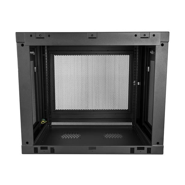 StarTech 2 Post 9U 19" Wall Mount Network Cabinet 6-15" Deep - w/Shelf(RK9WALM) - 3