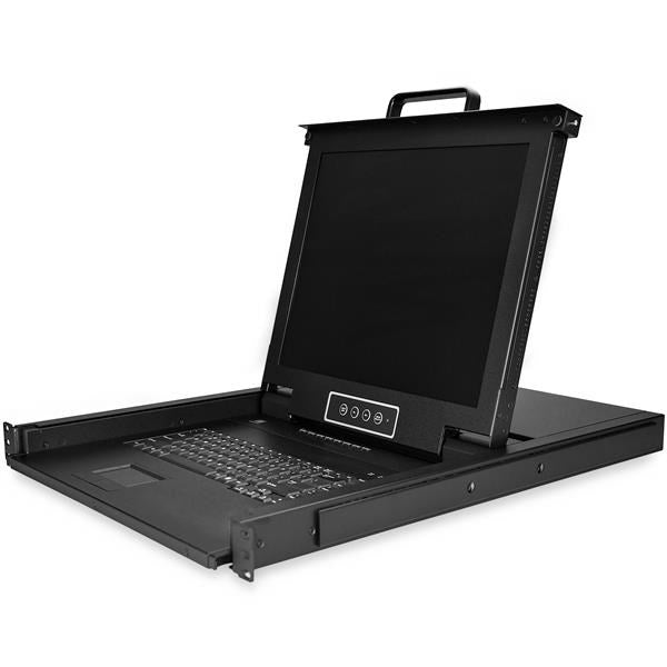 StarTech 8 Port Rackmount KVM Console w/ Cables KVM Switch w/ 17" LCD(RKCONS1708K) - 1