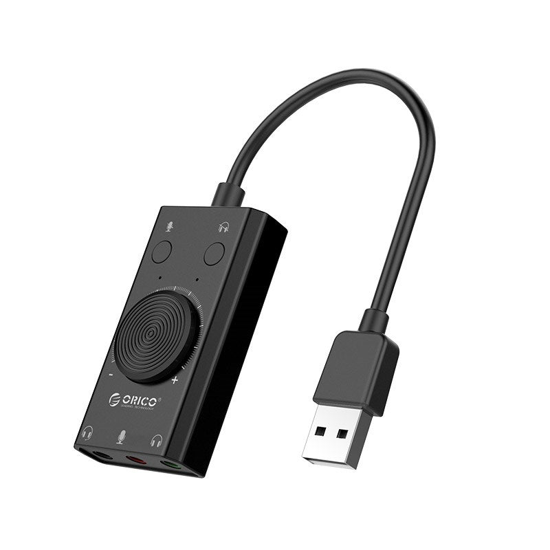 Orico Multifunction USB External Sound Card(SC2-BK) - 1