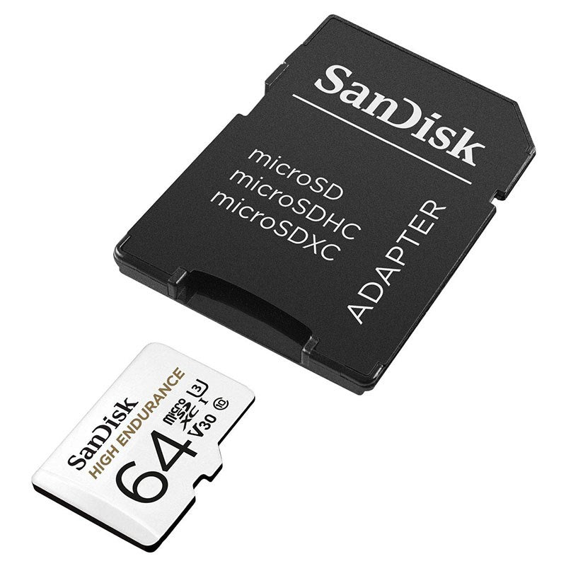 SanDisk 64GB High Endurance microSDXC UHS-I C10 U3 V30 Memory Card - 100MB/s(SDSQQNR-064G-GN6IA) - 2
