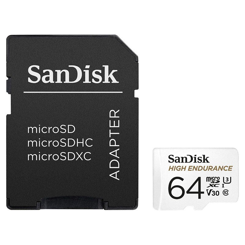 SanDisk 64GB High Endurance microSDXC UHS-I C10 U3 V30 Memory Card - 100MB/s(SDSQQNR-064G-GN6IA) - 3