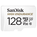 SanDisk 128GB High Endurance microSDXC UHS-I C10 U3 V30 Memory Card - 100MB/s(SDSQQNR-128G-GN6IA) - 1