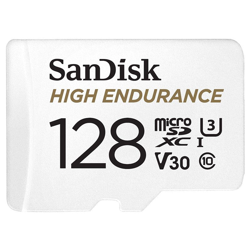 SanDisk 128GB High Endurance microSDXC UHS-I C10 U3 V30 Memory Card - 100MB/s(SDSQQNR-128G-GN6IA) - 1