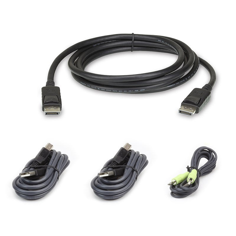 ATEN 2L-7D02UDPX4 1.8M USB DisplayPort Secure KVM Cable Kit(2L-7D02UDPX4) - 1