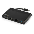 StarTech USB C Multiport Adapter - 4K HDMI / VGA - USB-C Travel Dock(DKT30CHVCM) - 1