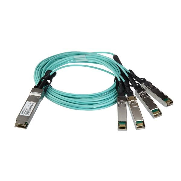 StarTech QSFP+ Breakout Cable for Cisco QSFP-4X10G-AOC3M 3m 40GbE DAC(QSFP4X10GAO3) - 2