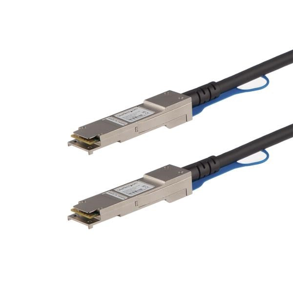 StarTech Cisco QSFP-H40G-CU3M Compatible 3m 40GbE QSFP+ DAC Twinax (QSFPH40GCU3M) - 1