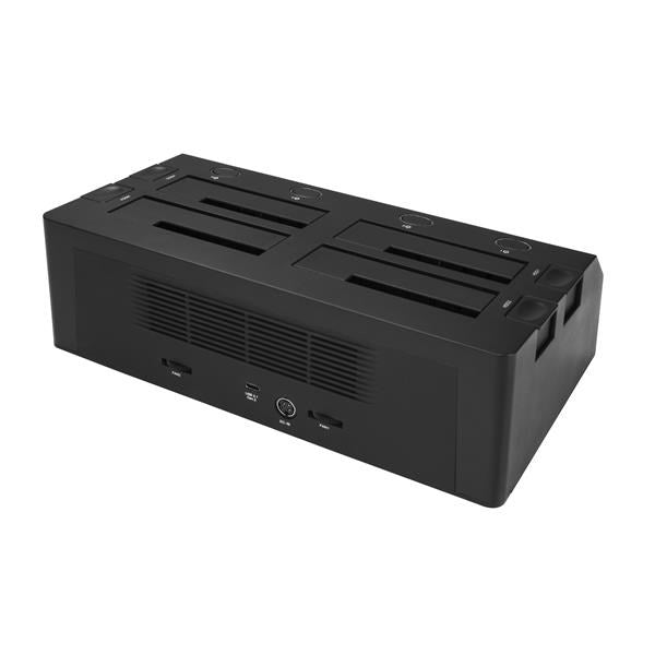 StarTech 4 Bay SATA 2.5 / 3.5in SSD / HDD Dock - USB 3.1 USB-C / USB-A(SDOCK4U313) - 2