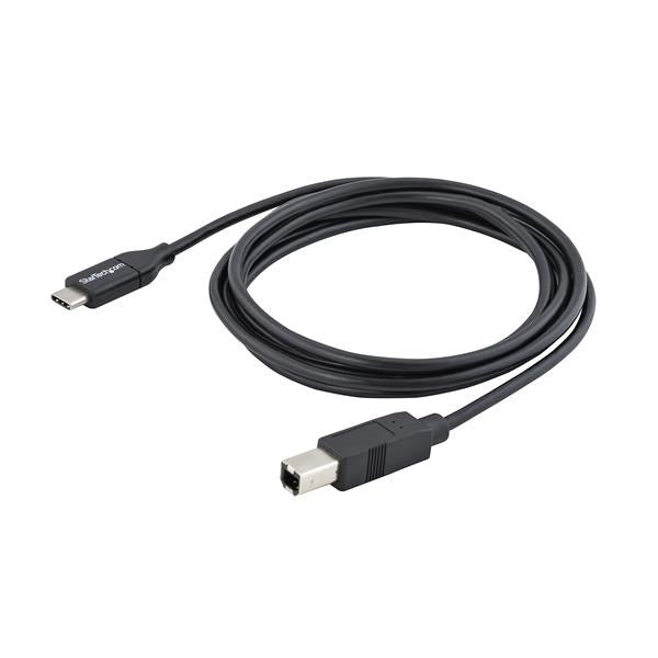 StarTech 2m 6ft USB C to USB B Cable - M/M - USB 2.0(USB2CB2M) - 2