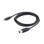 StarTech 2m 6ft USB C to USB B Cable - M/M - USB 2.0(USB2CB2M) - 2