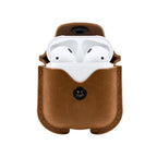 Twelve South AirSnap Leather Case for AirPods - Cognac(TW-1803) - 1