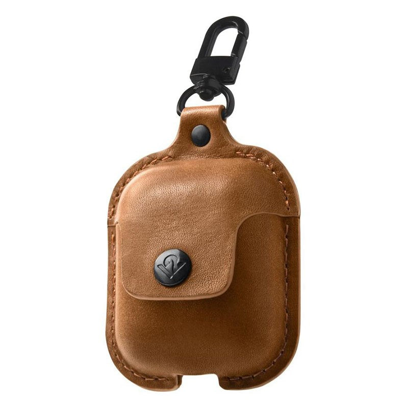 Twelve South AirSnap Leather Case for AirPods - Cognac(TW-1803) - 2