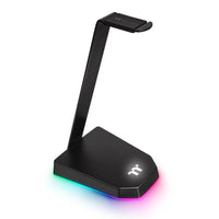 Thermaltake E1 RGB Gaming Headset Stand with 2 x USB3.0 Hub & Audio Port(GEA-TTP-THSBLK-06) - 1