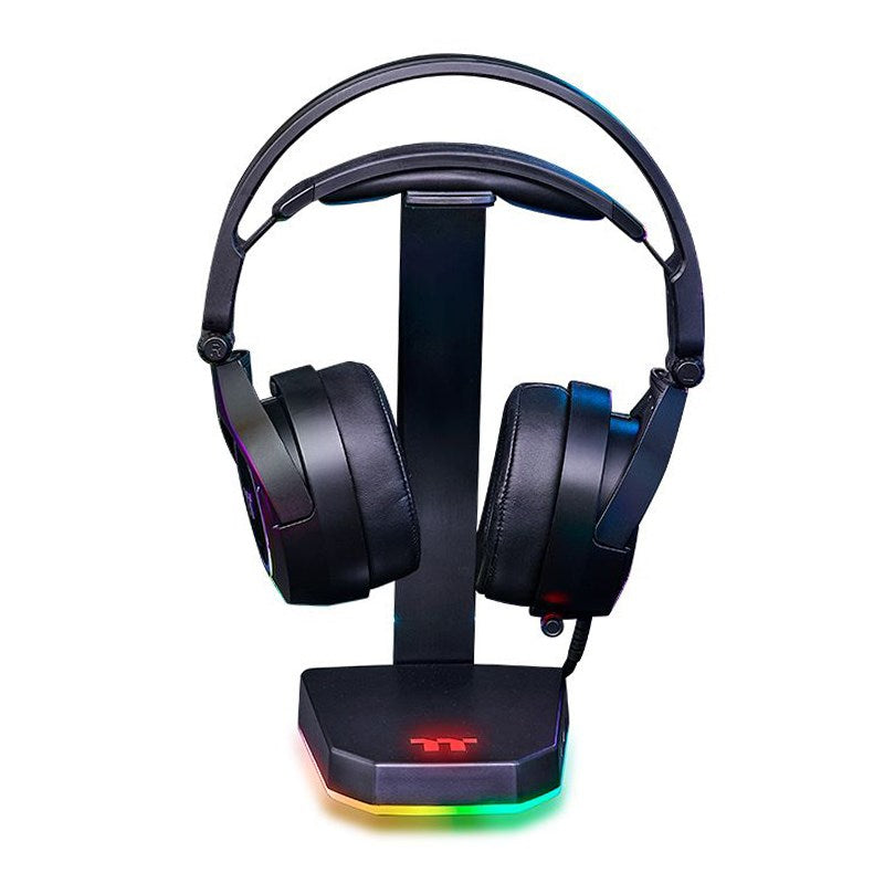 Thermaltake E1 RGB Gaming Headset Stand with 2 x USB3.0 Hub & Audio Port(GEA-TTP-THSBLK-06) - 3