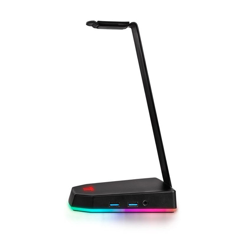 Thermaltake E1 RGB Gaming Headset Stand with 2 x USB3.0 Hub & Audio Port(GEA-TTP-THSBLK-06) - 4