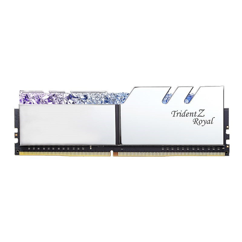 G.Skill Trident Z RGB Royal 32GB (2x 16GB) DDR4 3200MHz Desktop Memory- Silver(F4-3200C16D-32GTRS) - 5