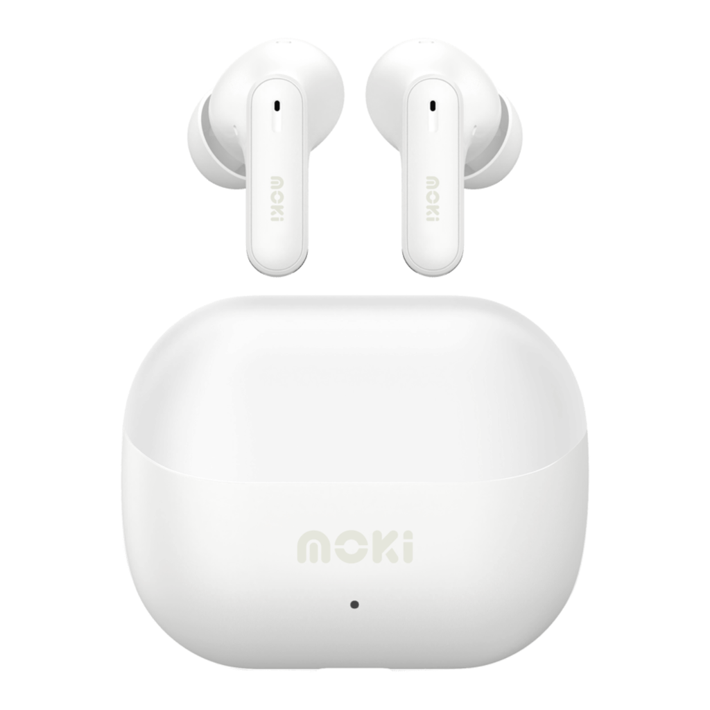 Moki MokiPods True Wireless Earphones - White