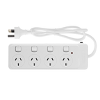 Moki Powerboard 4 Socket + Individual Switches Surge Protected Powerboard