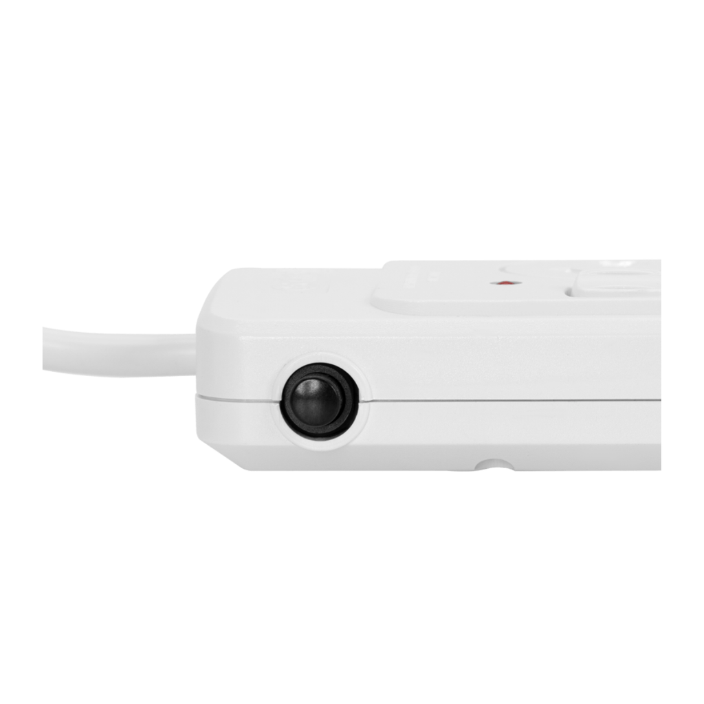 Moki Powerboard 4 Socket + Individual Switches Surge Protected Powerboard