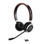Jabra Evolve 65 SE UC Stereo Bluetooth Headset (USB Dongle + Charging Stand)(6599-833-499) - 3