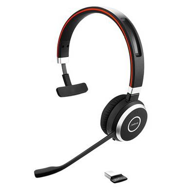 Jabra EVOLVE 65 SE UC Mono Bluetooth Business Headset (USB Dongle)(6593-839-409) - 1