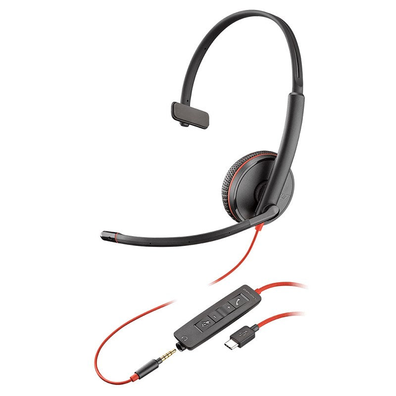 HP Poly Blackwire C3215 UC Mono USB-C Business Headset(8X227AA) - 1