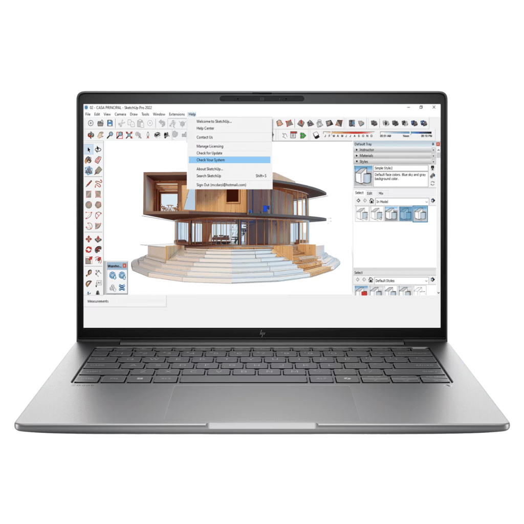 HP Zbook 8 G1i 14" WQXGA AI Laptop - Core Ultra 9-285H 32GB 1TB RTX500 Touch LTE 5G