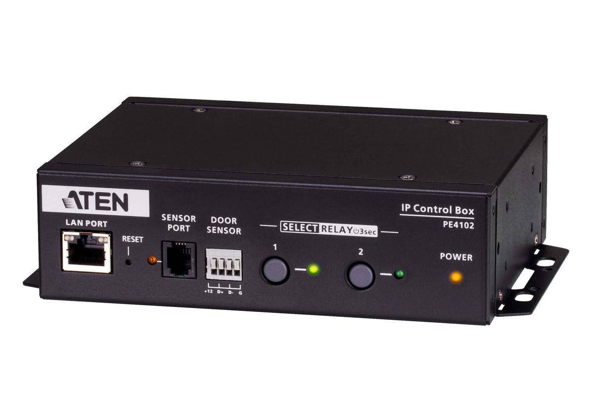 ATEN 2-Port 1U 10A Smart PDU with Outlet Control 2x C13 Outlets