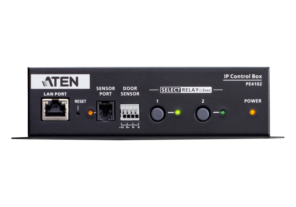 ATEN 2-Port 1U 10A Smart PDU with Outlet Control 2x C13 Outlets