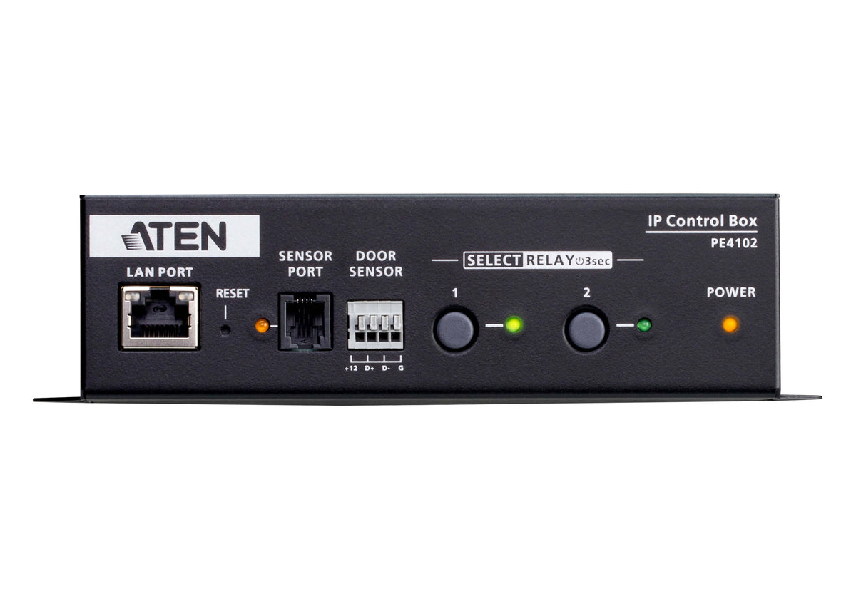 ATEN 2-Port 1U 10A Smart PDU with Outlet Control 2x C13 Outlets