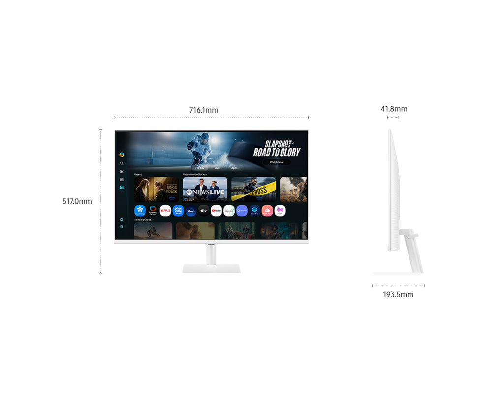 Samsung M7 M70F 32" 4K UHD Vision AI Smart Monitor