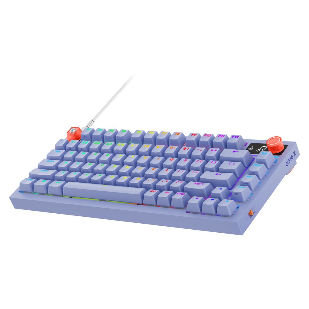 Logitech G G316 X 75 Gaming Keyboard - Lilac