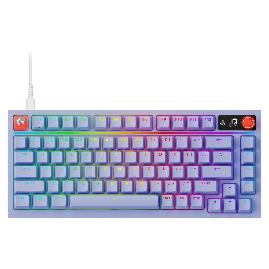 Logitech G G316 X 75 Gaming Keyboard - Lilac