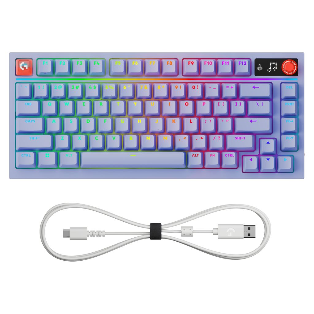 Logitech G G316 X 75 Gaming Keyboard - Lilac