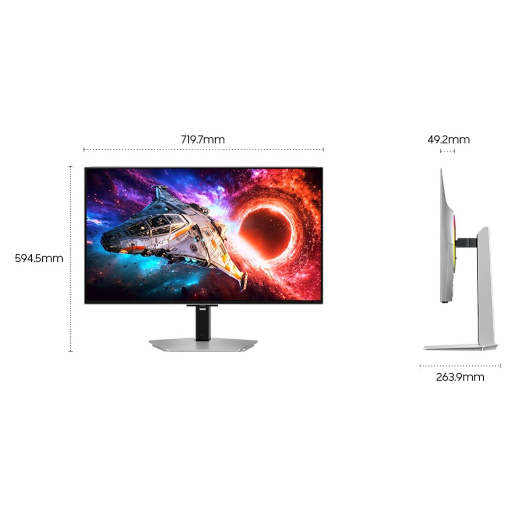 Samsung Odyssey G8 G80SH 32" 4K UHD 240Hz OLED 0.03ms Gaming Monitor