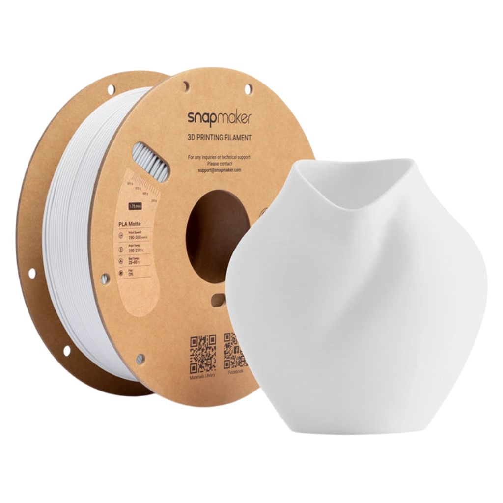 Snapmaker Matte 1kg PLA Filament with RFID - Ivory White