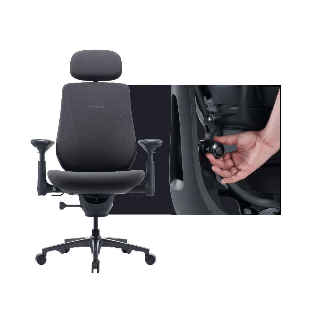 LiberNovo Maxis Manual Big & Tall Dynamic Ergonomic Chair - Graphite