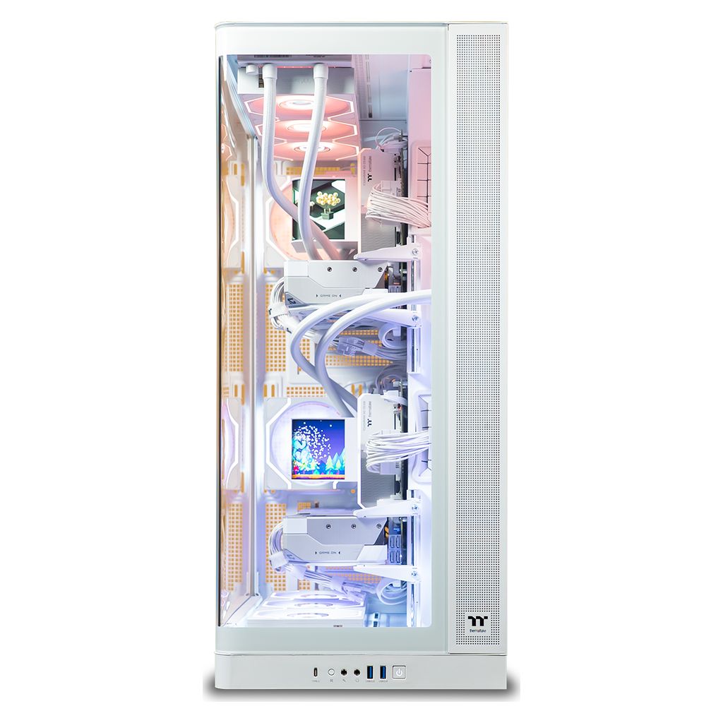 Mwave x Thermaltake CAPO X Ice Gaming PC - Ryzen 7 7800X3D / RX 9070 XT / Snow