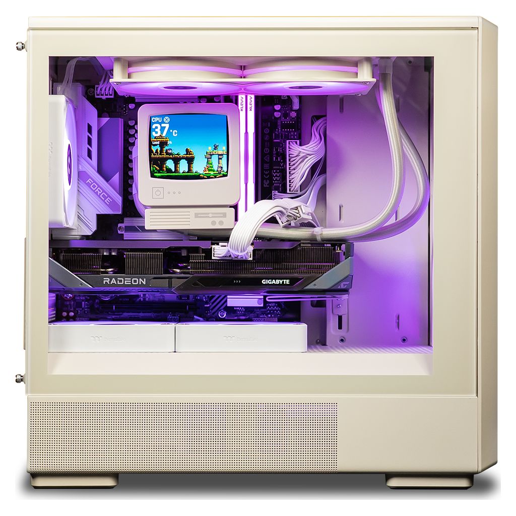Mwave x Thermaltake Retro Core Gaming PC - Ryzen 5 9600X / RX 9070